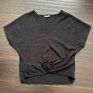 Black Crop top